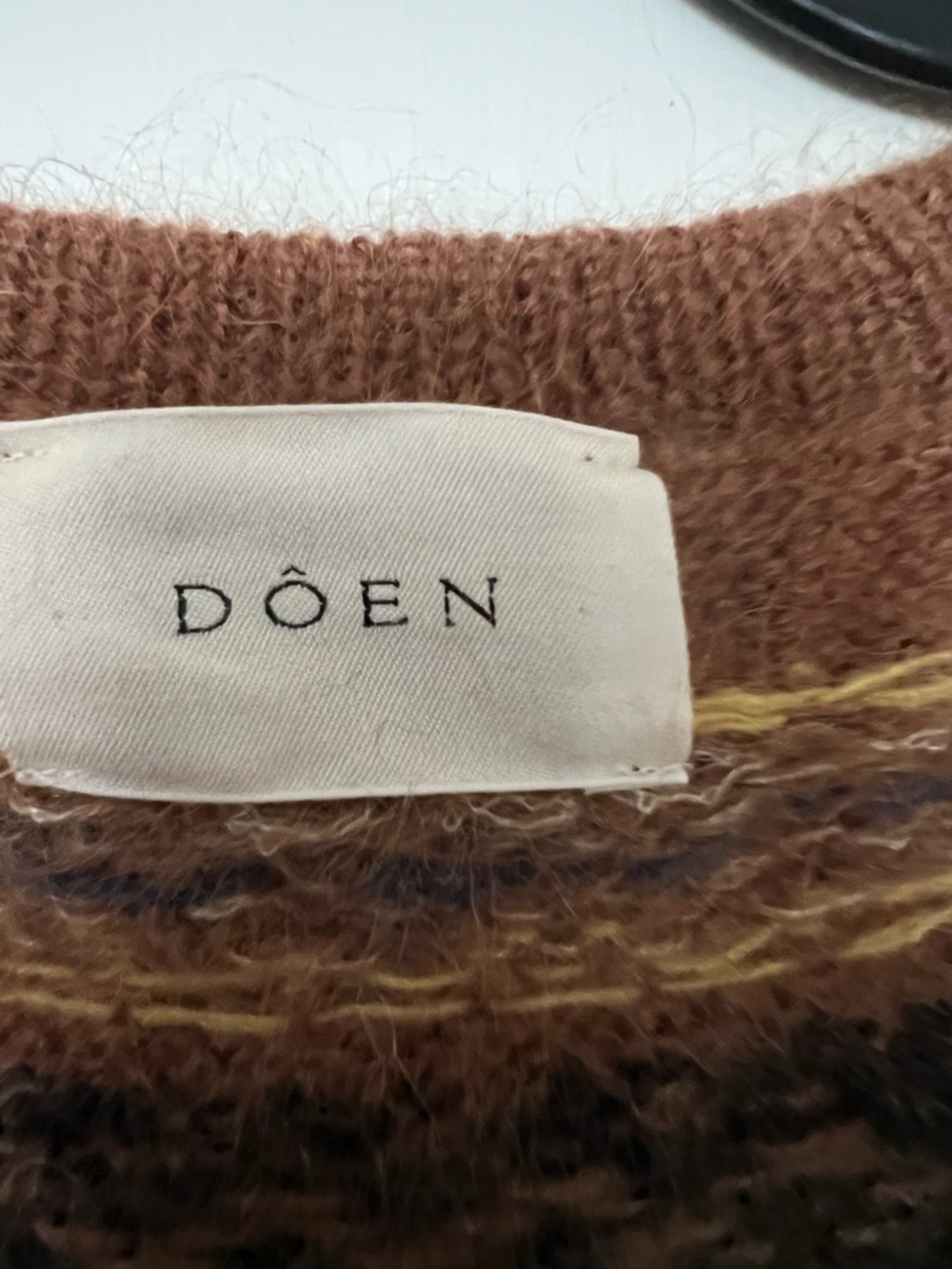 Doen Galway Fair Isle Knit Vest View 3